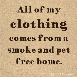 Smoke and pet free home
